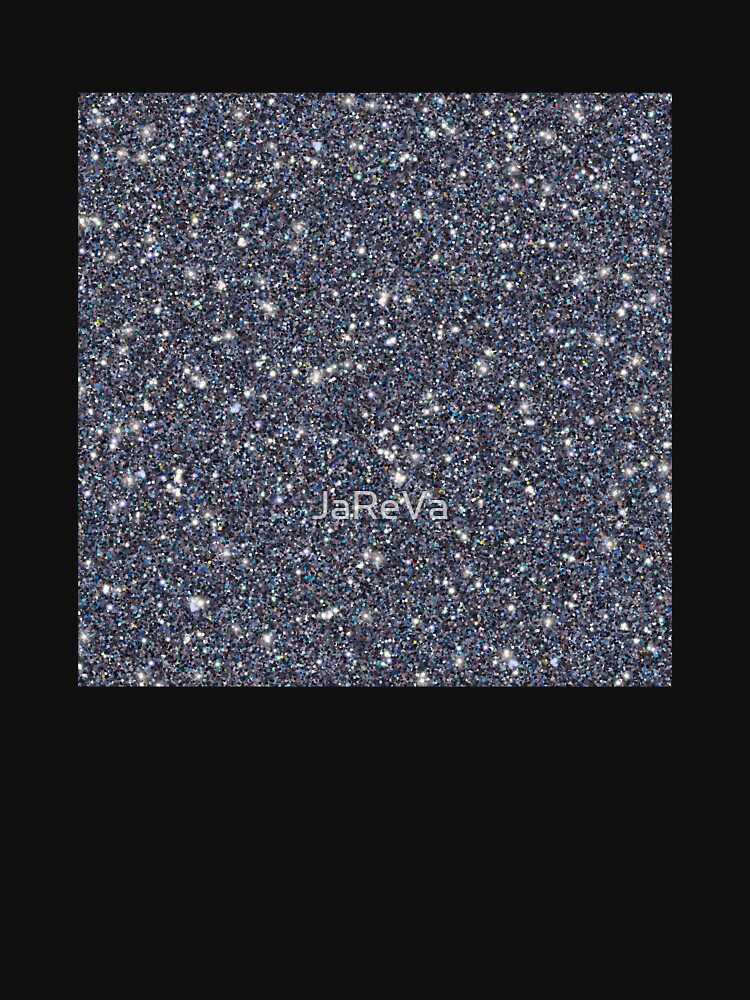 Printed image of sparkling silver glitter v18 by JaReVa