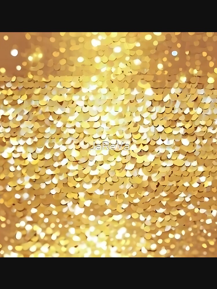 Printed image of golden glitter and sequins v2 by JaReVa