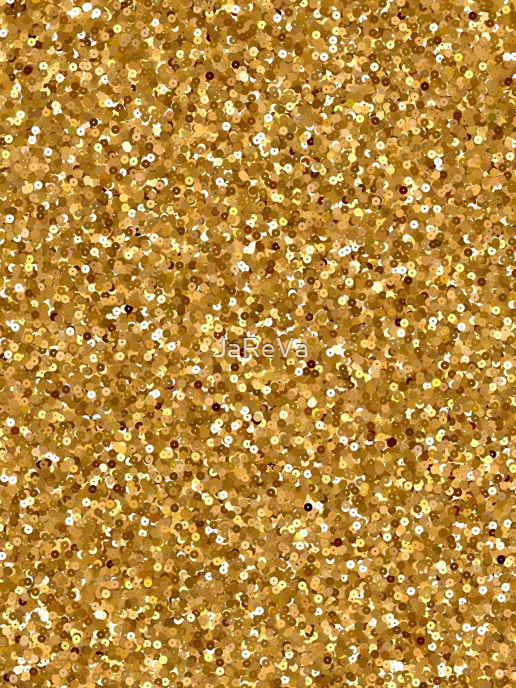 Printed image of golden glitter and sequins by JaReVa