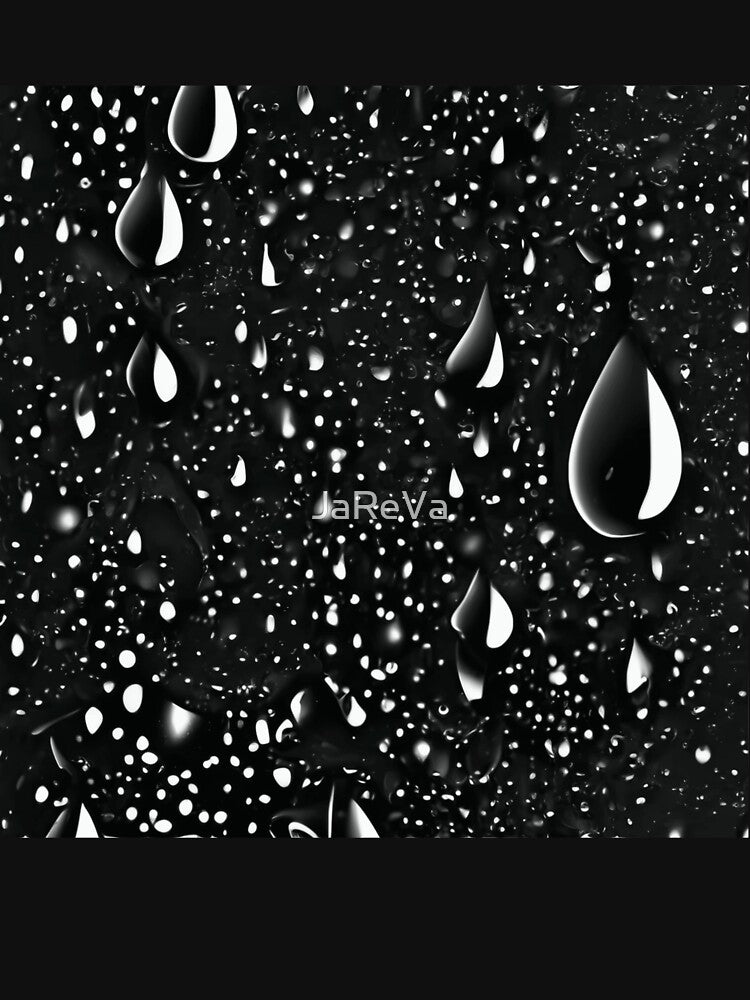 Printed image of sparkling water drops by JaReVa