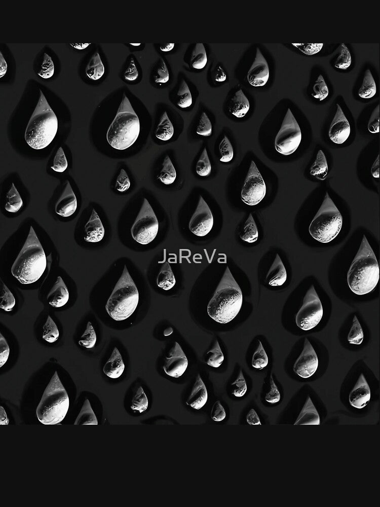 Printed image of sparkling water drops v3 by JaReVa