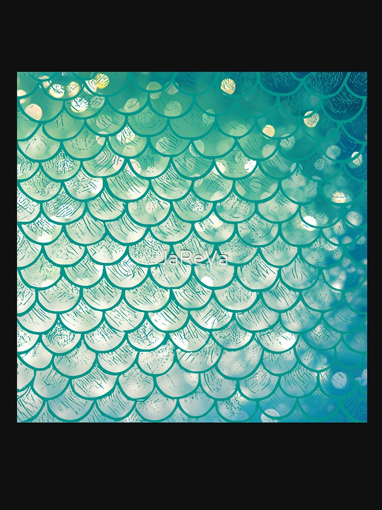 Printed image of Bokeh Mermaid Tail pattern by JaReVa