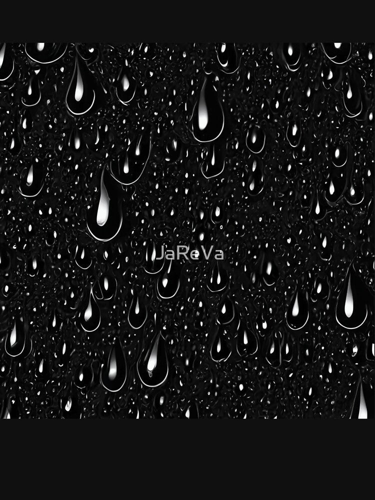 Printed image of sparkling water drops v2 by JaReVa