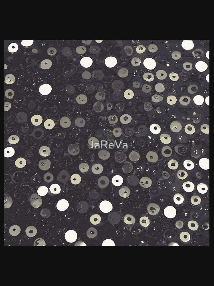 Printed image of sparkling abstract sequins by JaReVa