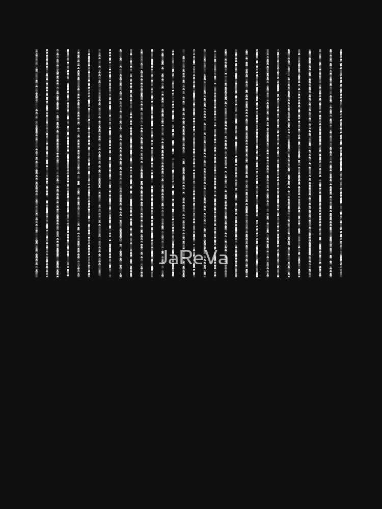 Printed image of silver sequins - vertical stripes on grey background by JaReVa
