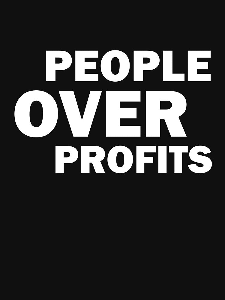 People Over Profits by artvia