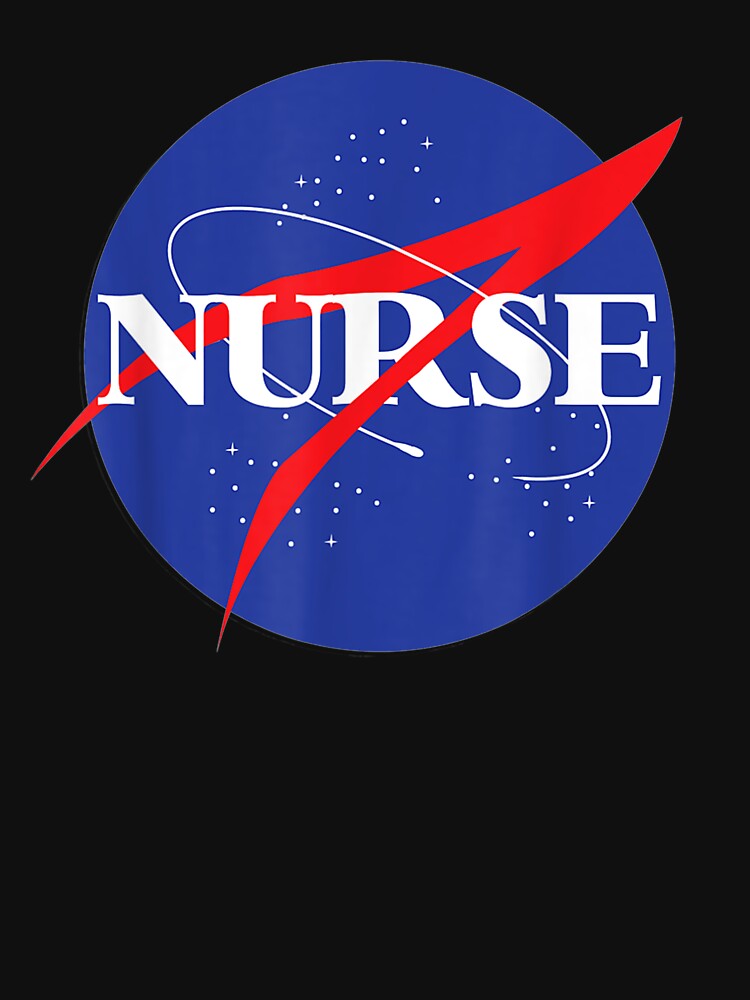 Nurse Astronaut Novelty Retro For Outer Space Nursing by shirleyfinley