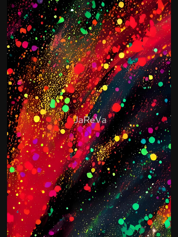 Printed image of paint splatters v5 by JaReVa