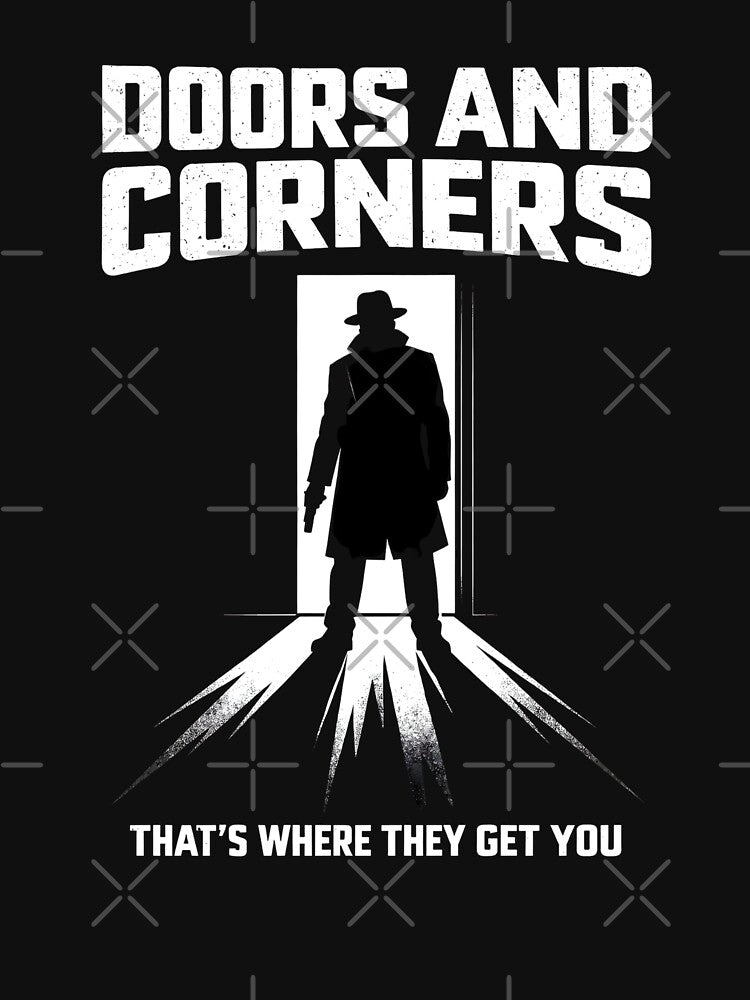 Doors And Corners Detective Sci Fi Noir by Fenay Designs