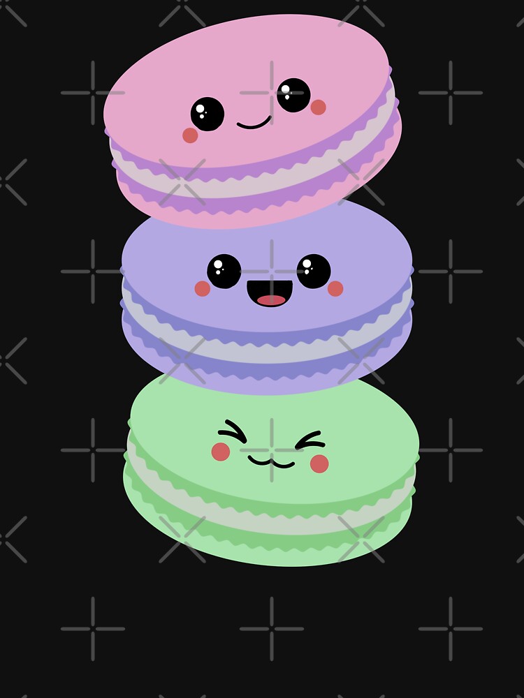 Kawaii Macaron Stack by sasyall