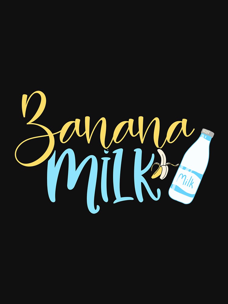 Banana Milk Lover Novelty Gift by denissebla