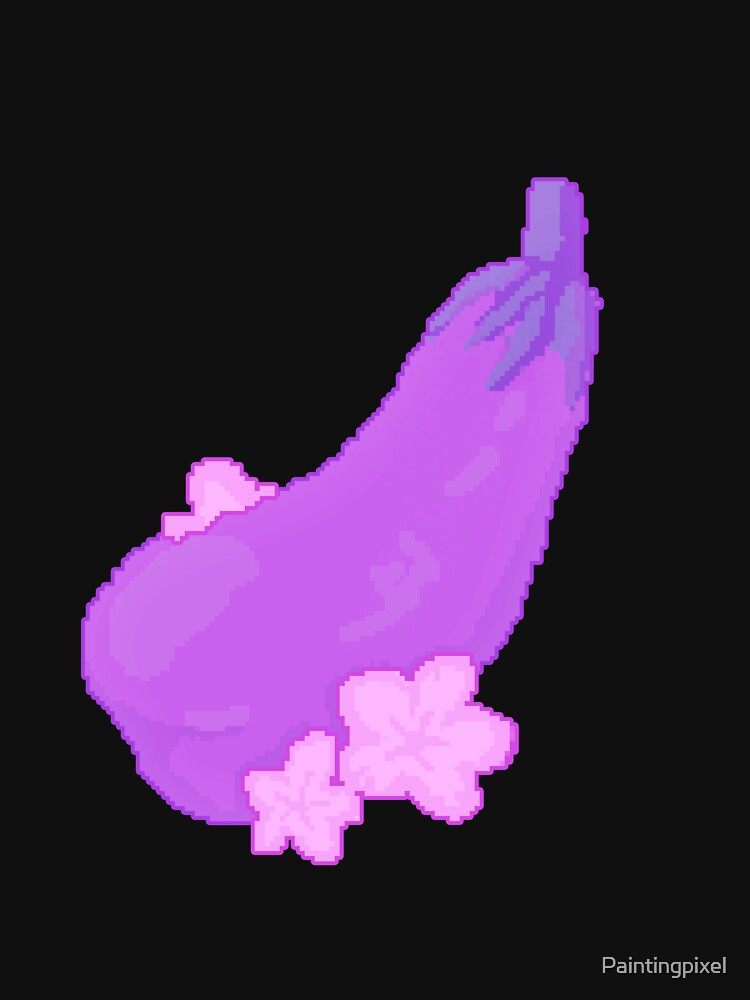 Eggplant Kawaii by Paintingpixel