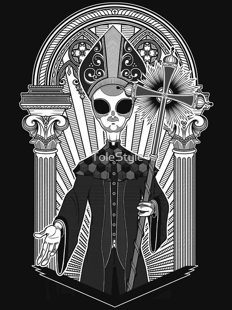 The alien Pope by ToleStyle