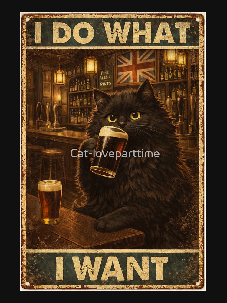 Fluffy Black Cat Do What He Want by Cat-loveparttime