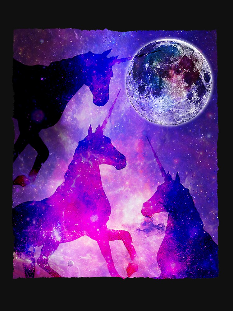 Awesome Ironic Three Unicorn Moon Parody by edensmr