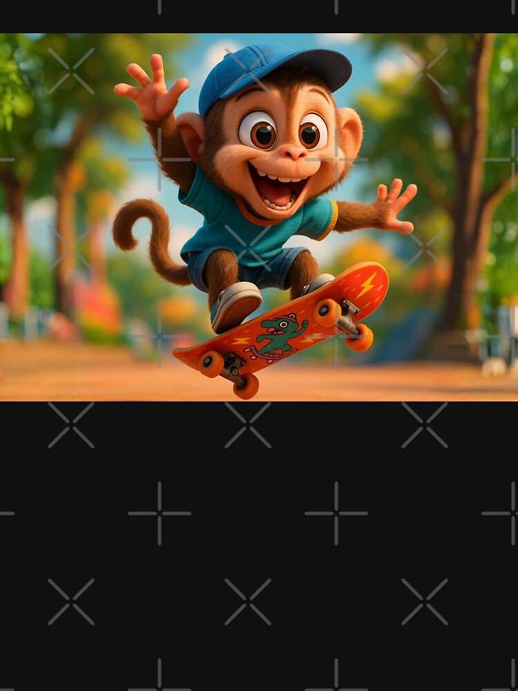 Skater Monkey by Sillytoe