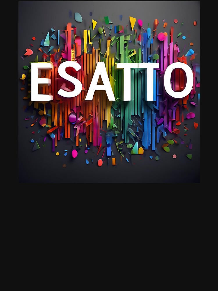 Esatto state of mind. Color T-shirt by Esatto Style