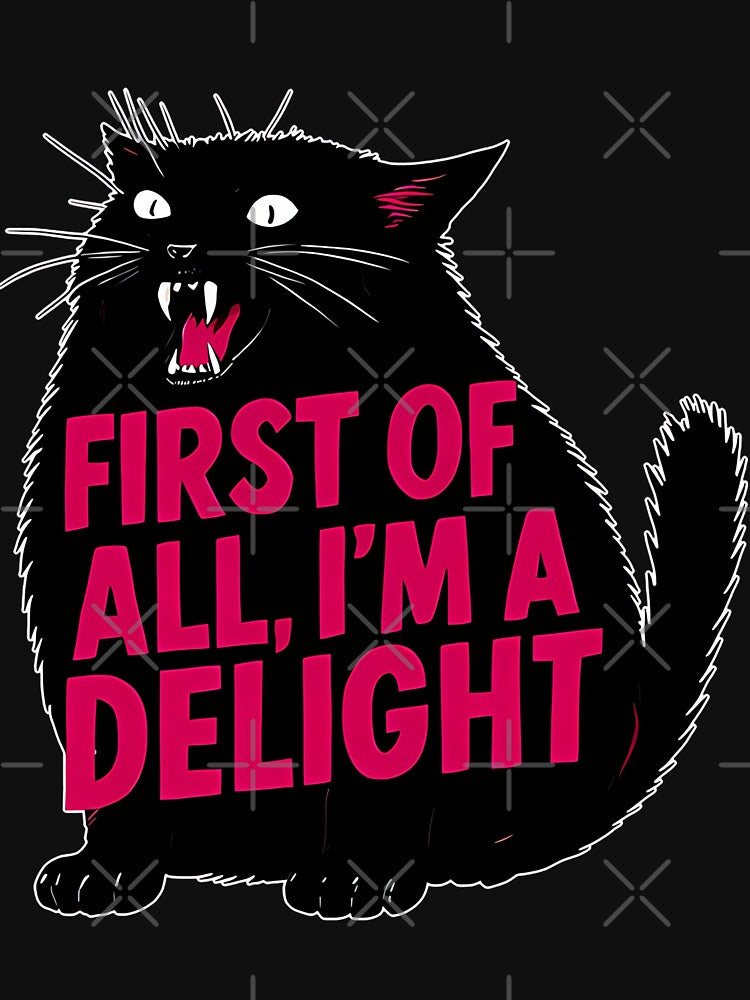 First Of All I'M A Delight Roaring Black Cat by stanton88