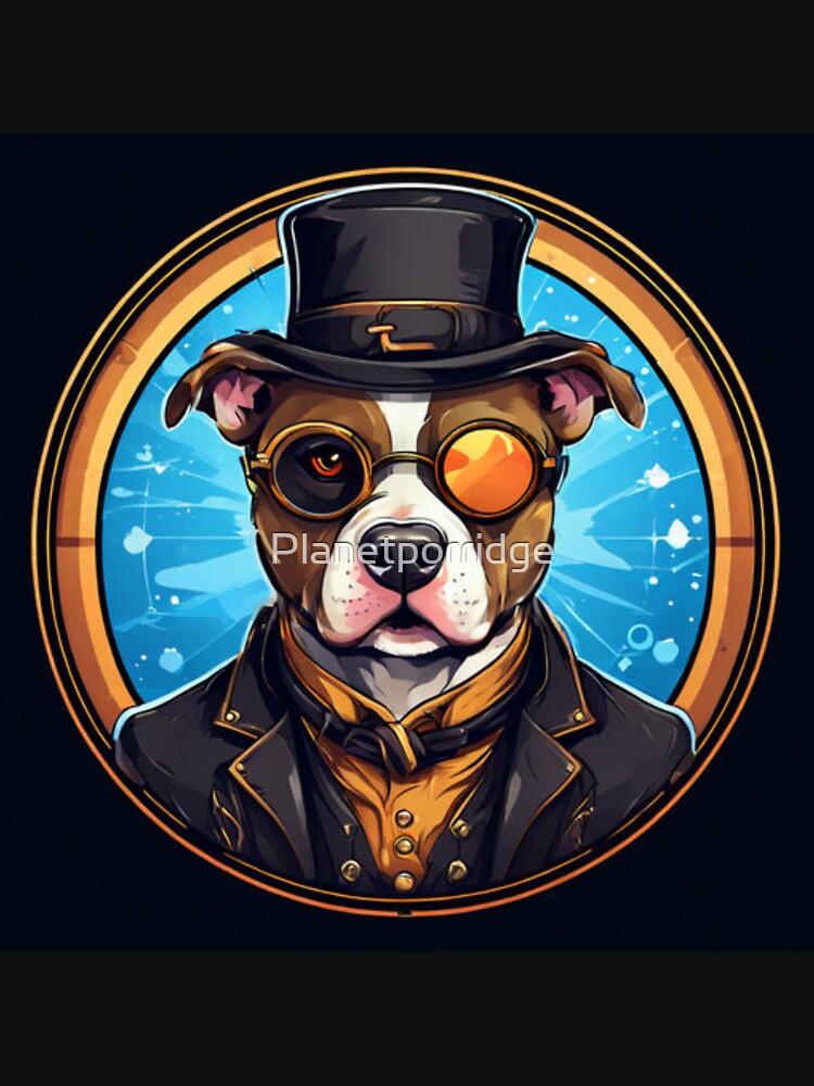 Steampunk Pitbull by Planetporridge