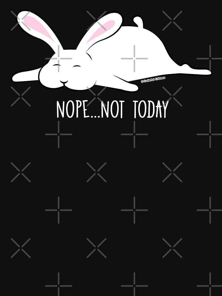 Nope, not today - Bunny by Cutieful Critters