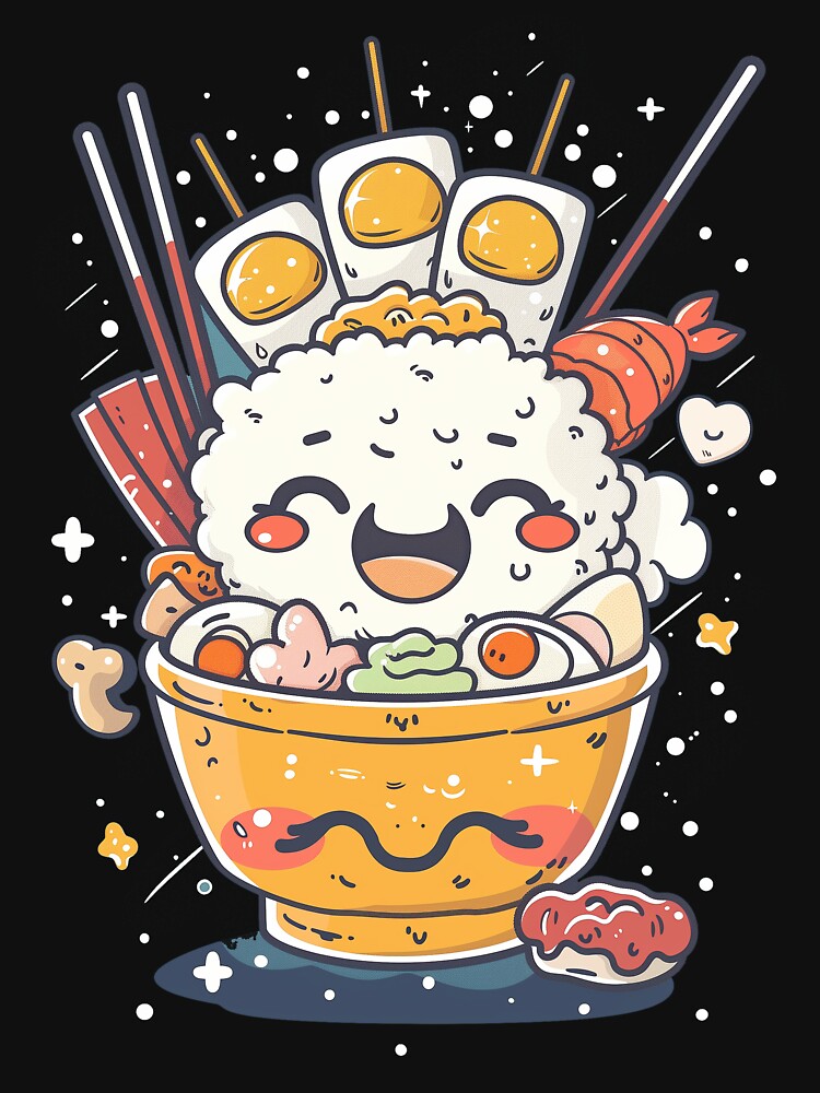 Kawai Food Kawaii Charachter by nomiraclehere
