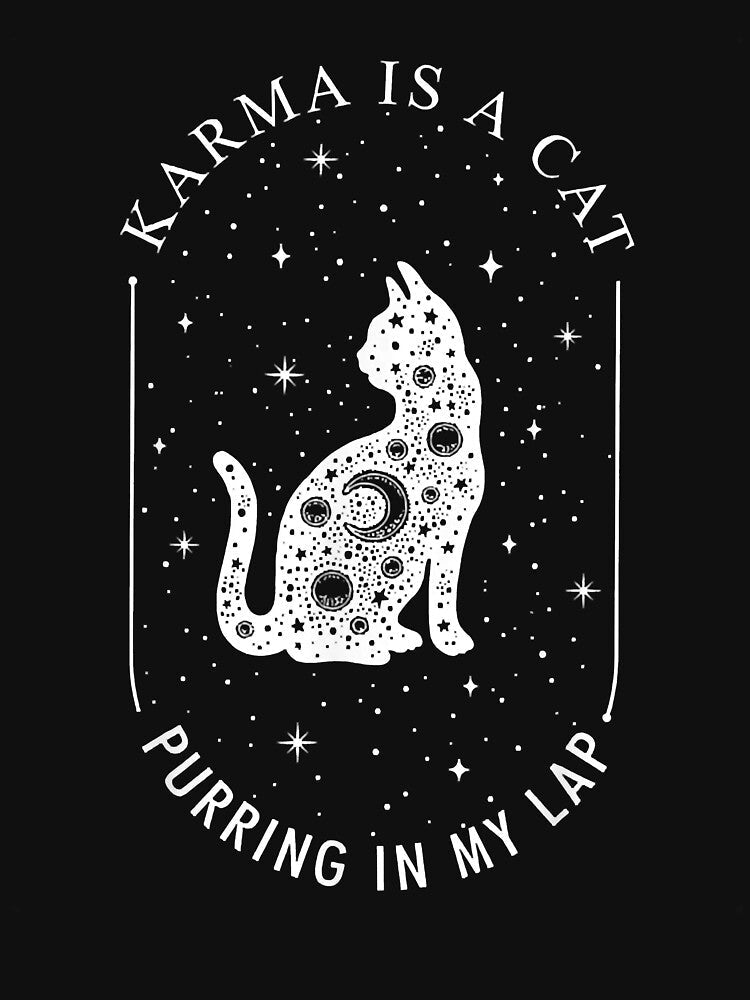 karma is a cat by JonBoyApparel