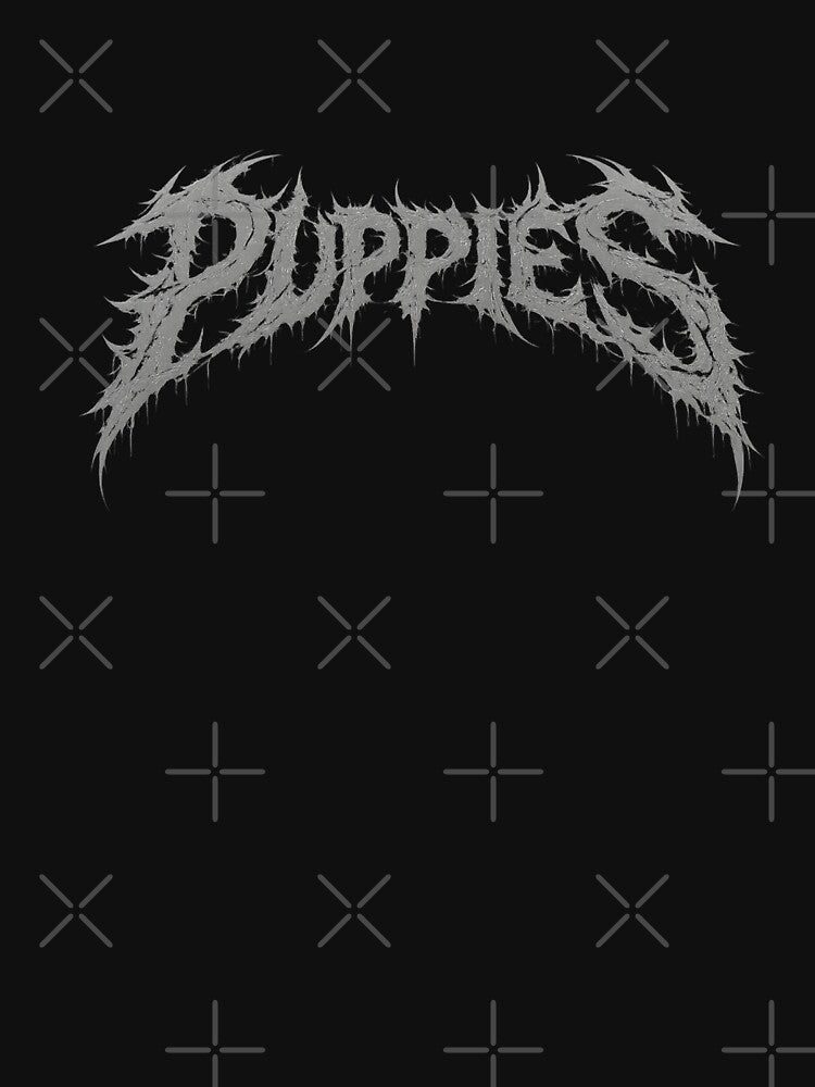 Puppies – Ironic Extreme Metal Logo by MècheNoire
