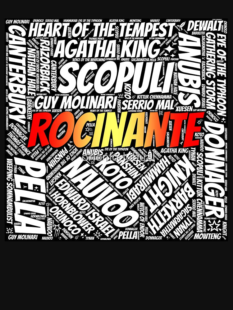 Screaming Firehawks Space Ship Names Red Version by orionlodubyal