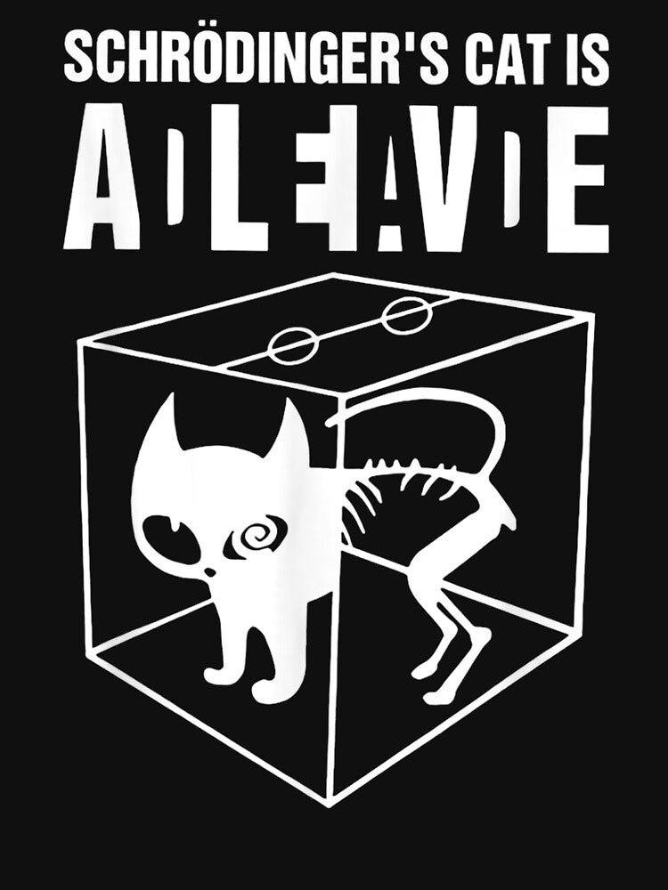 Schrodingers Cat Is Alive Dead Paradox Science Geek by dyerpuckett