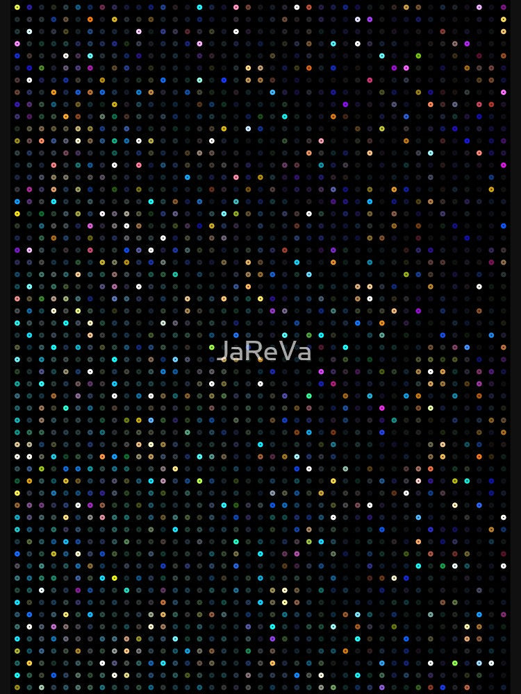 Printed image of shimmering sequins v8 on black by JaReVa