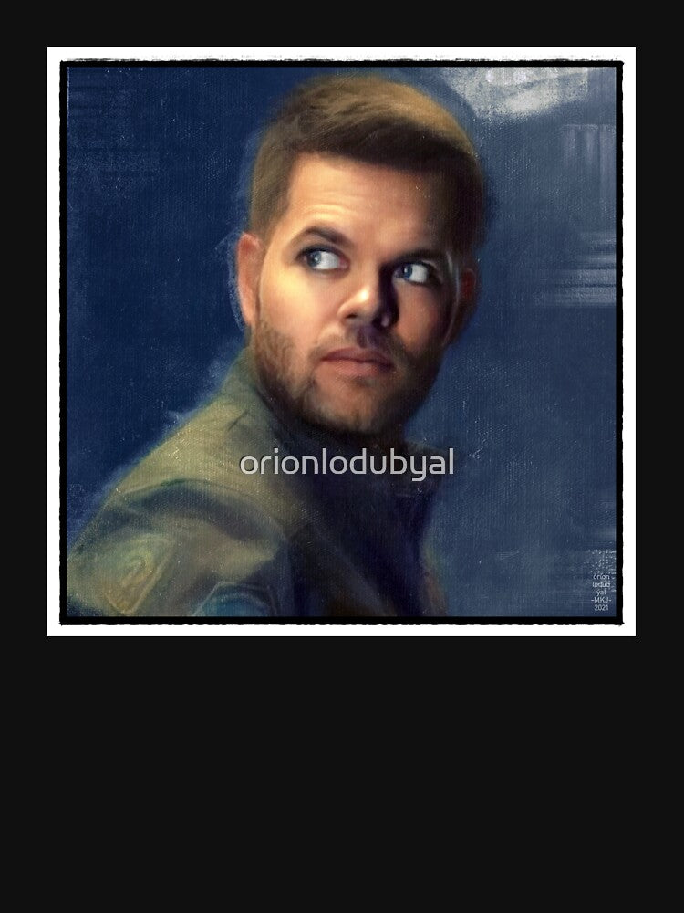 Amos Painting Portrait for Screaming Firehawks by orionlodubyal