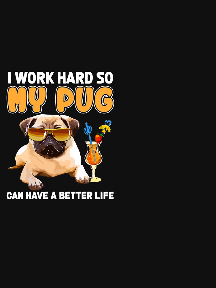 Funny Pug Shirt Pug Lover by CharlotteHicks