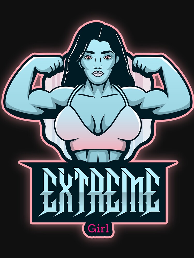 Extreme girl foto design by sreckov-desig