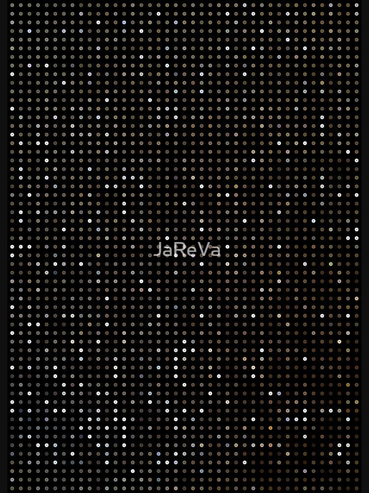 Printed image of shimmering sequins v7 on black by JaReVa