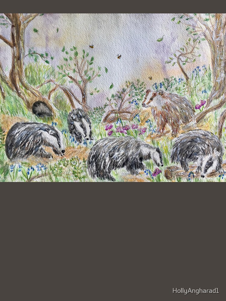 Badger family by HollyAngharad1