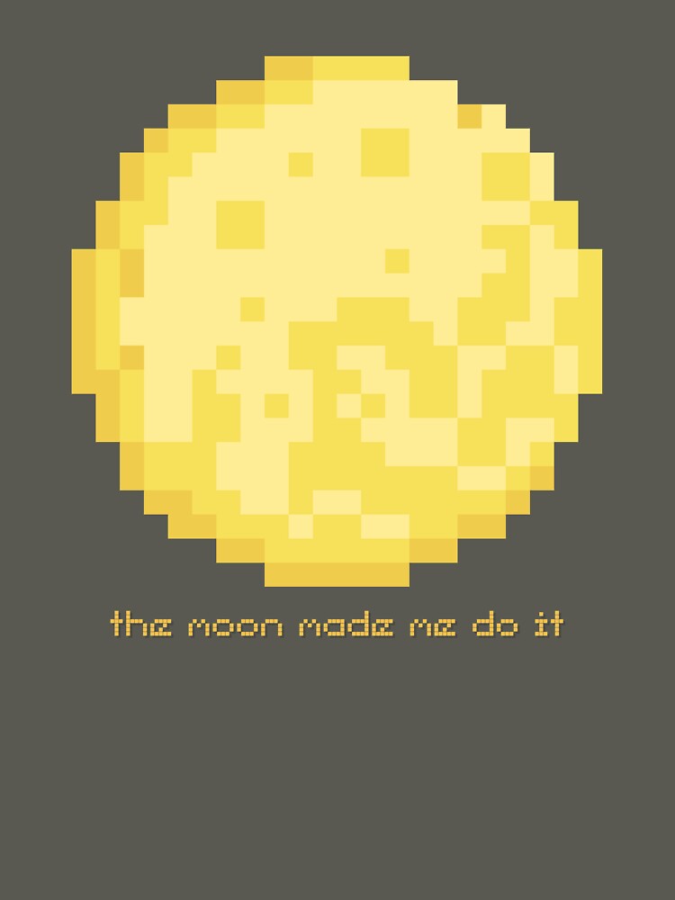 Moon Made Me Do It. Purple Background by Arcane Orchid