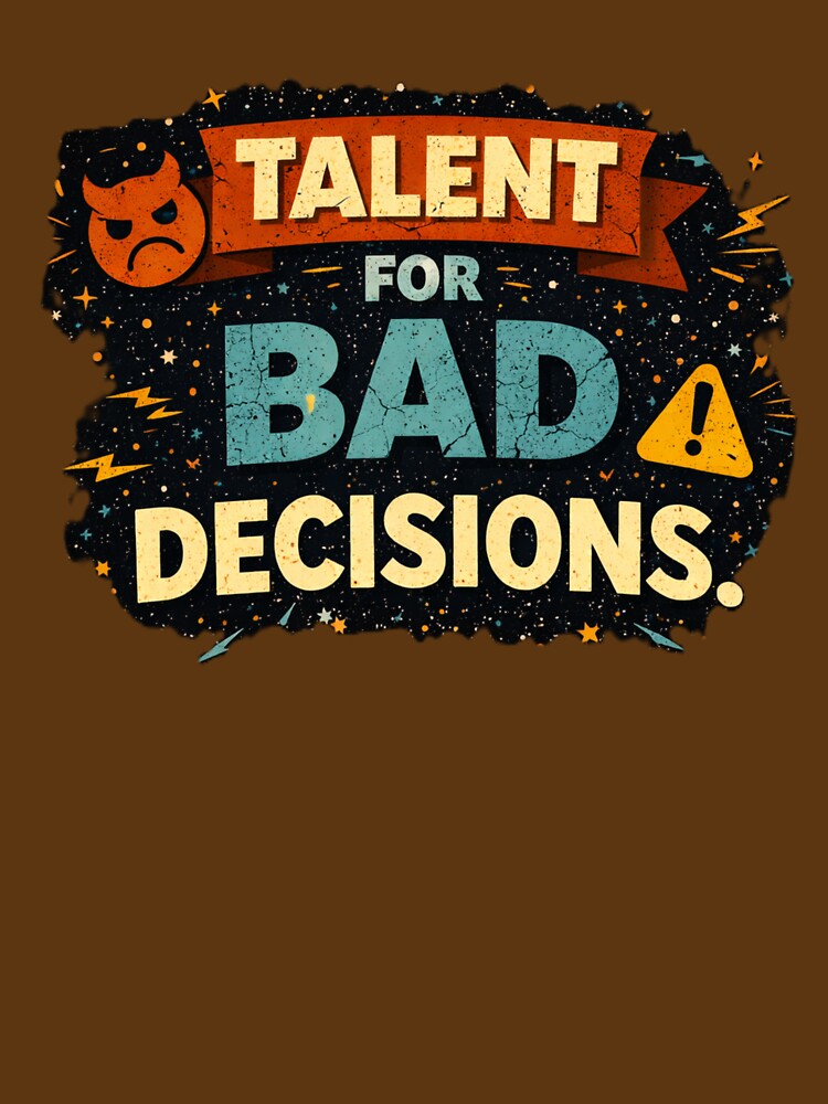 talent for bad decisions by Shop-Pi