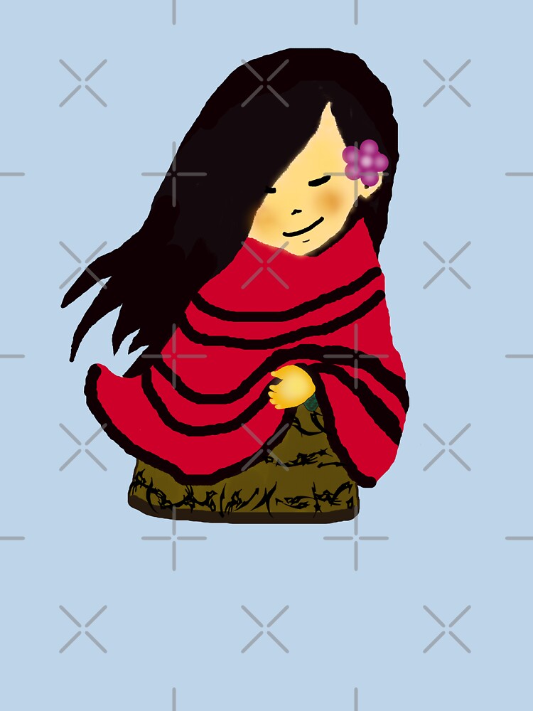 Lady in a Poncho by VicenteHS