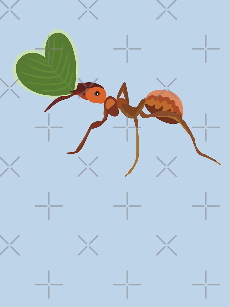 L is for Leaf Cutter Ant, Leaf Cutter Ant | Insect Lover & Wildlife Art Design by PrettylittlepastelUk