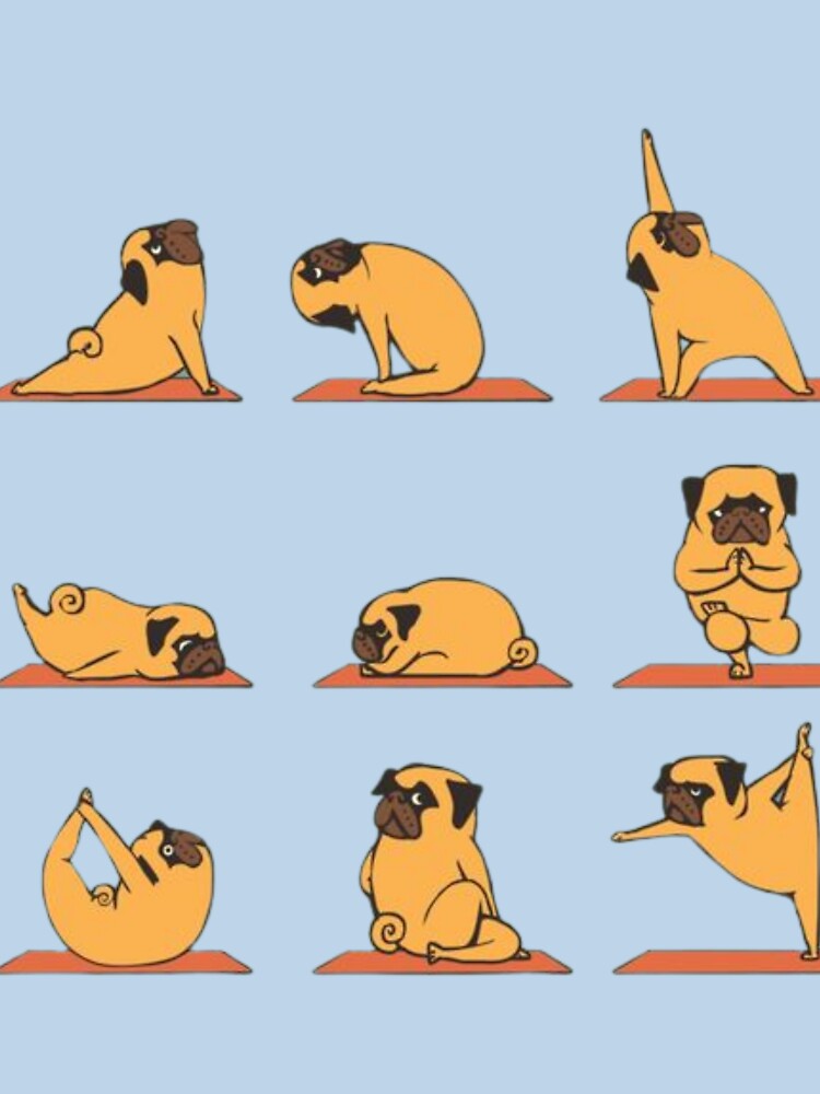 all i need is love and yoga and a dog by Thehecticstore