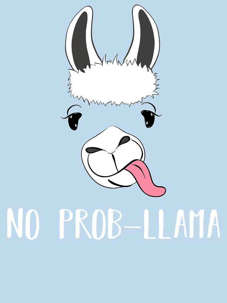 No Prob-Llama - cute llama by hishamtouati