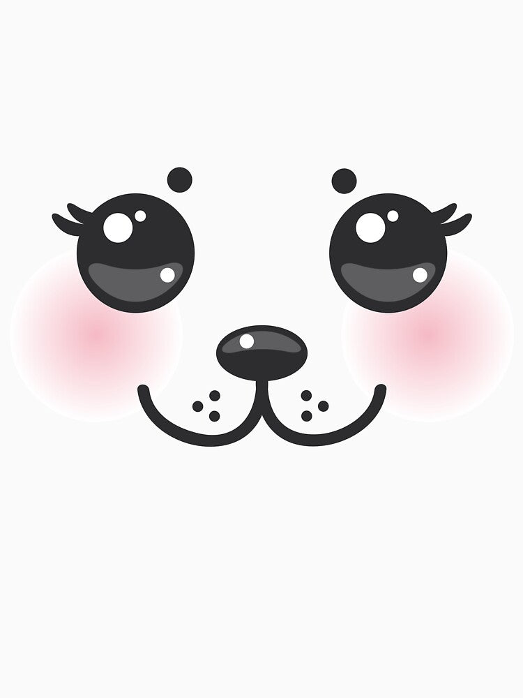 Kawaii Animal Face by M3G4MERCH