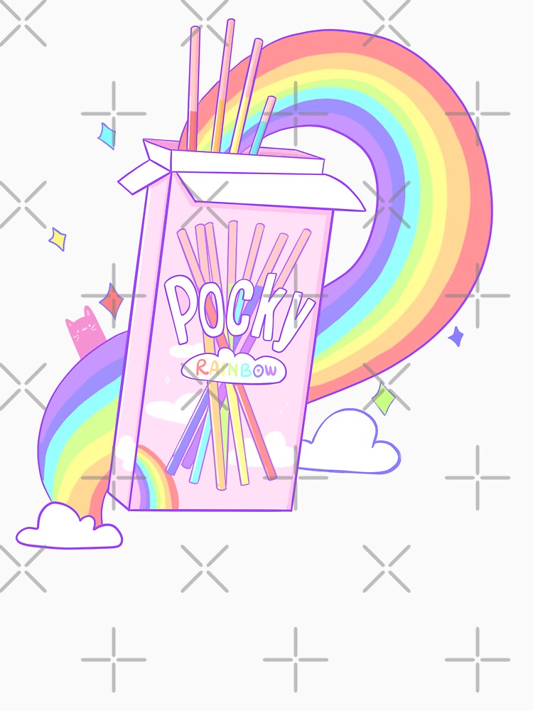 Kawaii cute Pocky rainbow by Kink Collective