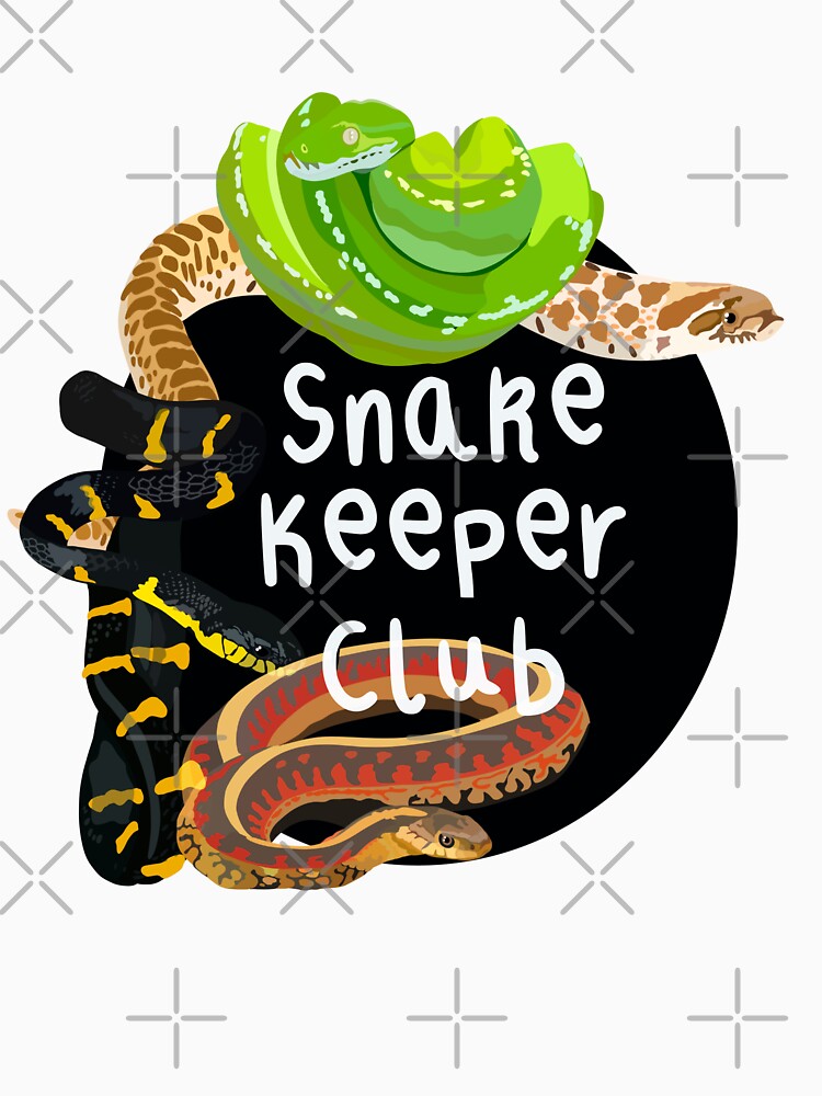 S is for Snake Keeper Club ,Snake Keeper Club – Reptile Enthusiast and Herpetology Lover Design by PrettylittlepastelUk