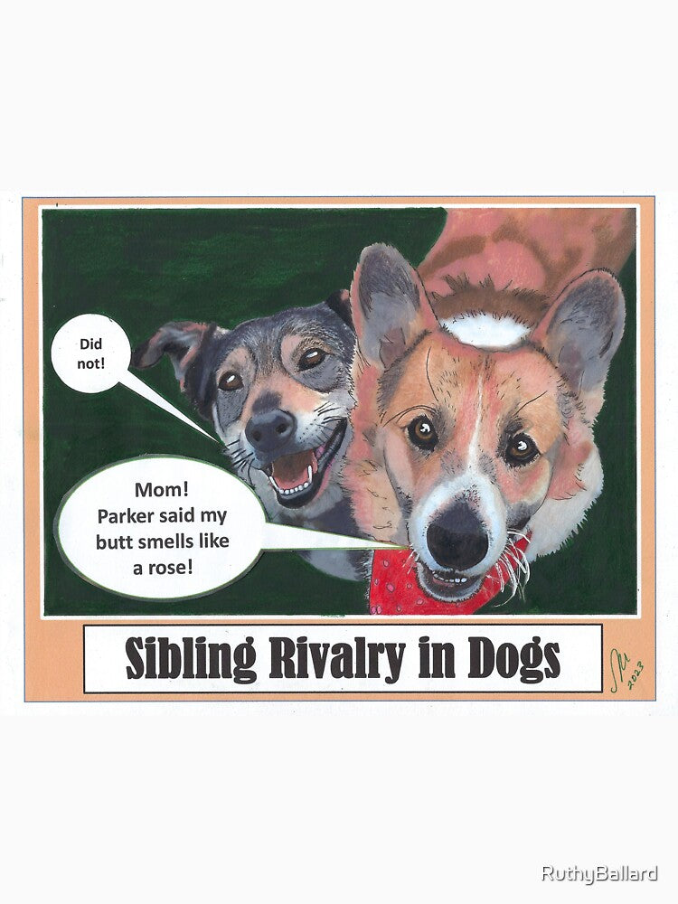 Sibling Rivalry in Dogs by RuthyBallard