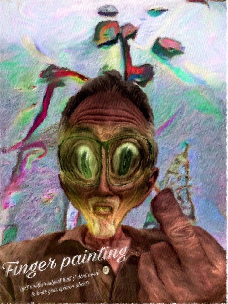 Finger painting by davefitzy