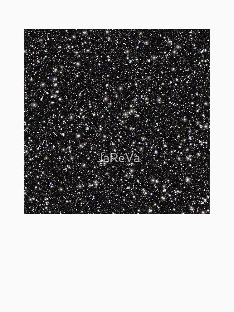 Printed image of sparkling black glitter v34 by JaReVa