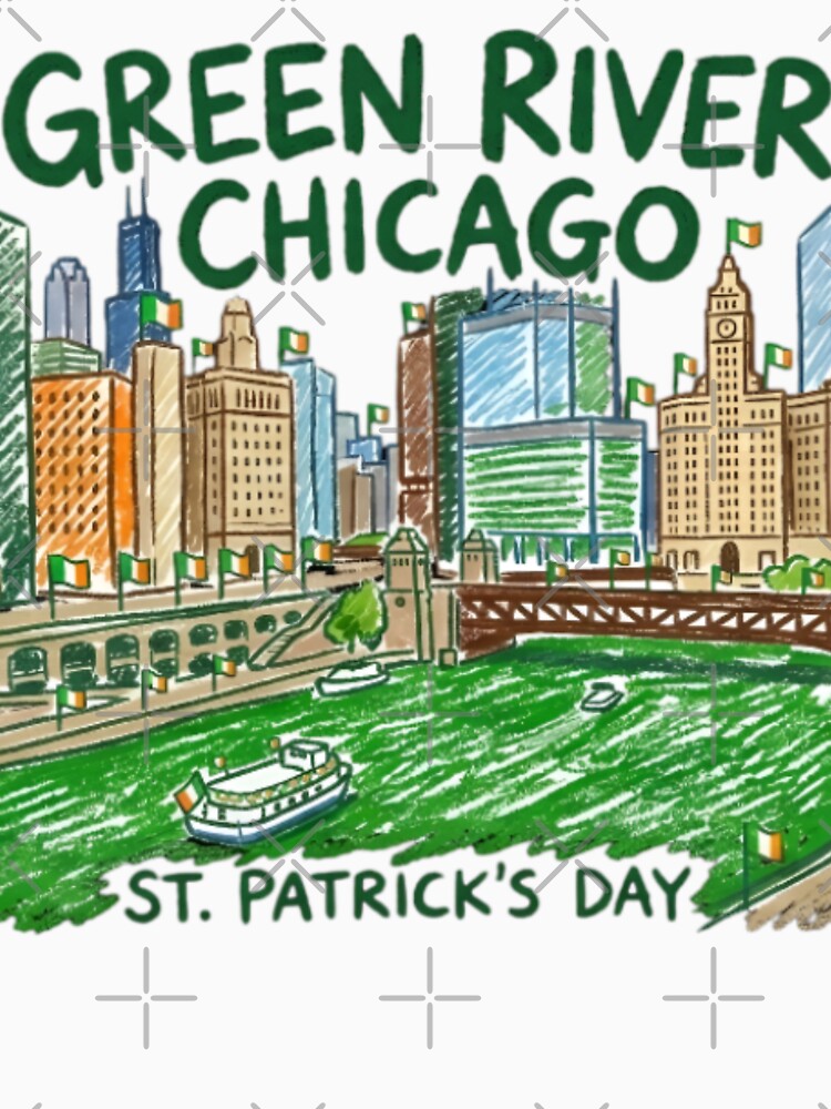 Chicago Green River St Patrick’s Day by printsDeck