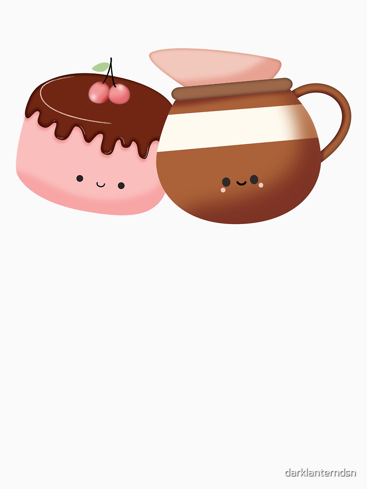 Kawaii Coffee and Cake by darklanterndsn
