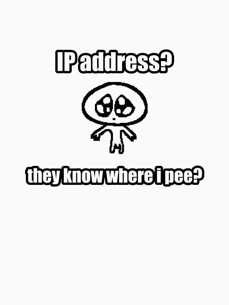 IP address? they know where i pee? by SomeThingsAre